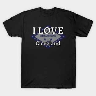 I LOVE Cleveland | Arkensas County T-Shirt